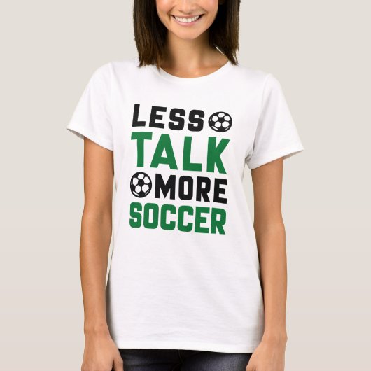 Weniger Fußball T-Shirt (Vorderseite)