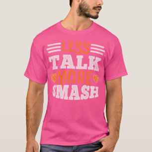 Weniger Gerede mehr Schlag - Basketballgeschenk T-Shirt