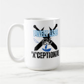 Weniger getweetet, 'X'ceptional.w Kaffeetasse (Links)
