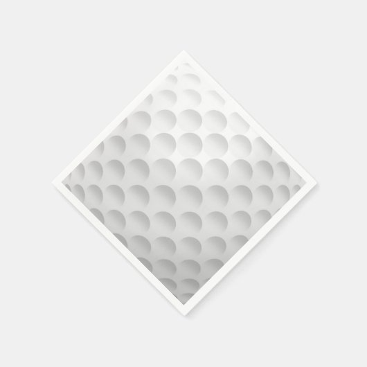 Weniger Golf Ball-Design Serviette (Ecke)