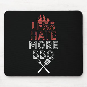 Weniger Hass Mehr Grillen Koch Kochkunst Mousepad