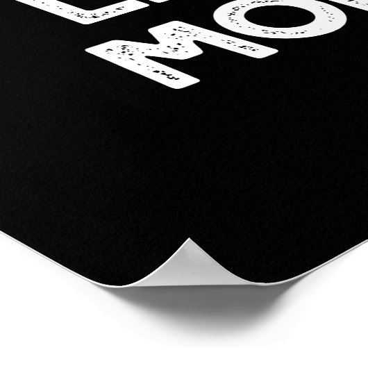 Weniger Hasser mehr Taters Funny Potato Pun Dark B Poster (Ecke)