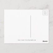 Weniger ist mehr? postkarte (Rückseite)