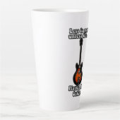 Weniger ist mehr, wenn es nicht Gitarren spielt Milchtasse (Vorderseite)