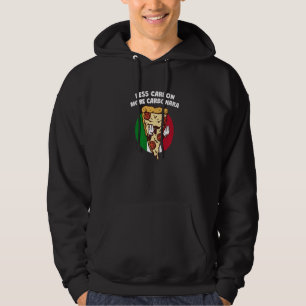 Weniger Kohlenstoff Mehr Carbonara Italienischer S Hoodie