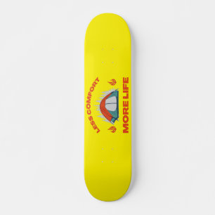 WENIGER KOMFORT MEHR Camping Skateboard