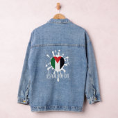 Weniger Krieg mehr Liebe stolz auf die palästinens Jeansjacke (Hangar)