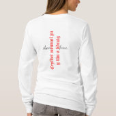 Weniger Kunst T-Shirt (Rückseite)