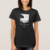 Weniger Lärm, mehr Leben – Minimalistisches T-Shir T-Shirt (Vorderseite)