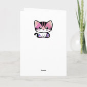 Weniger Leute, mehr Katzen Karte (Rückseite)