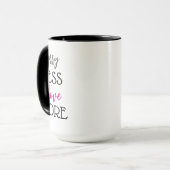 Weniger Liebe mehr Kaffee Tasse Cup (Vorderseite Links)