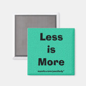 Weniger Magnet (Vorderseite/Rückseite)