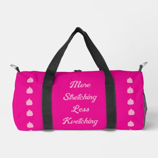 Weniger Meckern Turnbeutel Duffle Bag (Vorderseite)