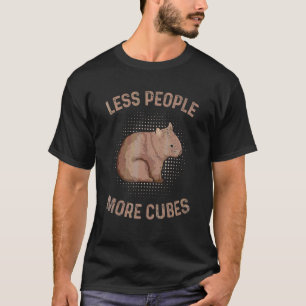 Weniger Menschen kubieren für einen Wombat-Nerd T-Shirt