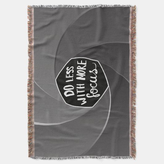 Weniger mit mehr Fokus Decke (Vorderseite Vertikal)