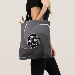 Weniger mit mehr Fokus Tasche