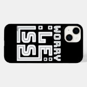 WENIGER motivierend und inspirierend Case-Mate iPhone Hülle (Rückseite (Horizontal))