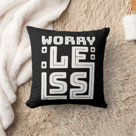 WENIGER motivierend und inspirierend Kissen