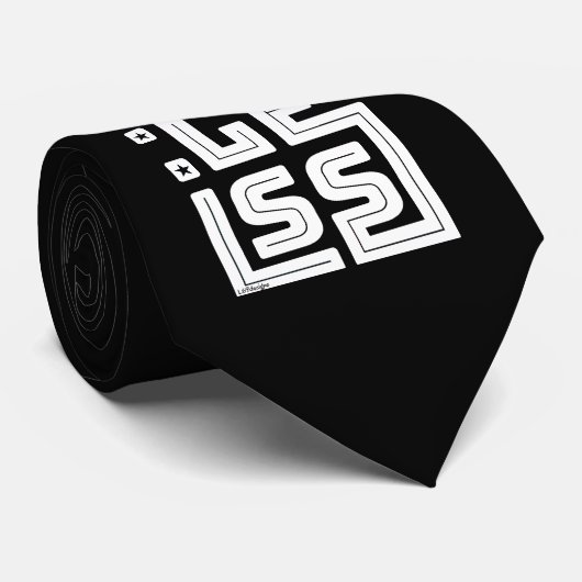 WENIGER motivierend und inspirierend Krawatte (Gerollt)