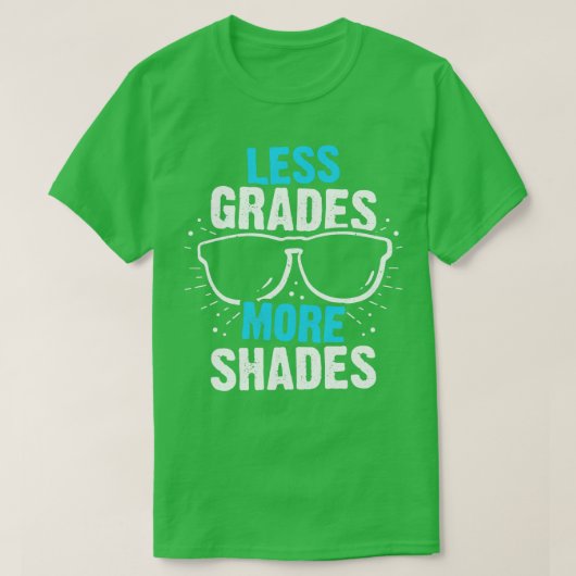 Weniger Noten mehr Shades T-Shirt (Design vorne)
