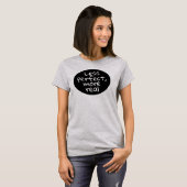 Weniger perfekt, wahrer - Minimalistischer Leichts T-Shirt (Vorne ganz)