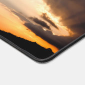 Weniger reagieren negative Menschen Sonnenuntergan Schreibtischunterlage (Ecke)