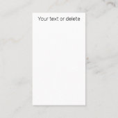 Weniger reagieren Sie auf negative Menschen Sonnen Visitenkarte (Rückseite)