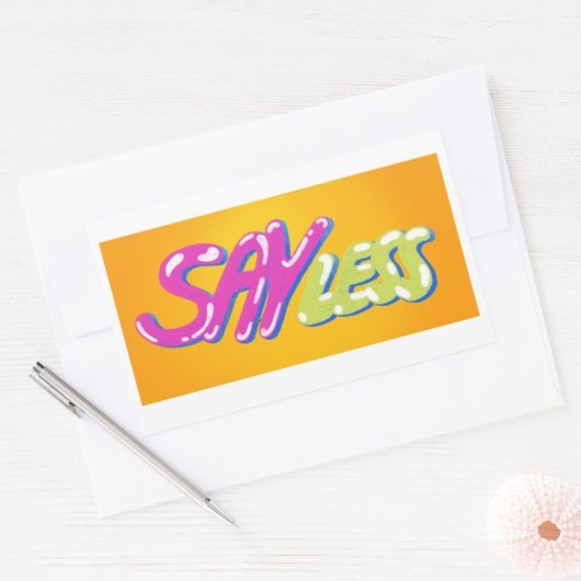 Weniger rechteckige Aufkleber (Umschlag)