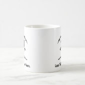 "Weniger reden. Mehr fahren." Kaffeetasse (Mittel)