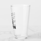 WENIGER REDEN, MEHR HANDLUNGEN GLAS (Links)