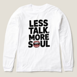 Weniger reden mehr Soul Inspiration Zitat Kunst Tri-Blend Shirt