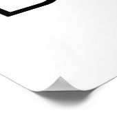 Weniger reden mehr tanzen poster (Ecke)