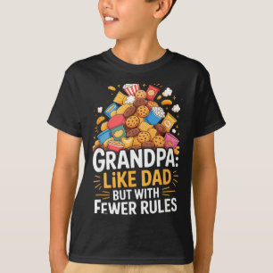 Weniger Regeln Lustiger Opa T-Shirt