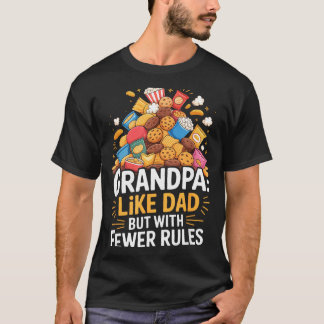 Weniger Regeln Lustiger Opa T-Shirt