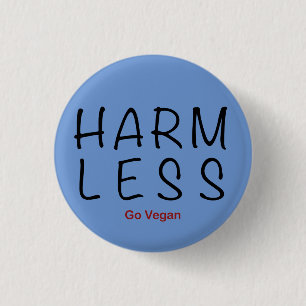 Weniger Schaden - Vegan werden Button