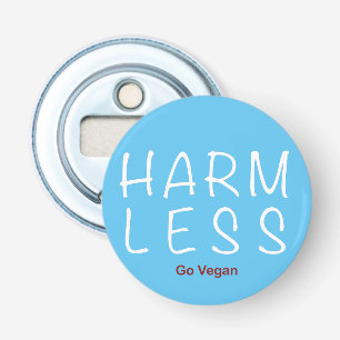 Weniger Schaden - Vegan werden (Lichtversion) Flaschenöffner