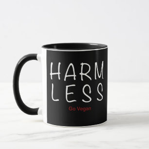 Weniger Schaden - Vegan werden (Lichtversion) Tasse