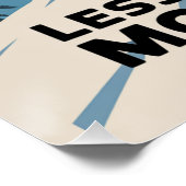 Weniger Scrollen, mehr Leben Poster (Ecke)