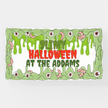 Weniger Slimy Halloween Banner