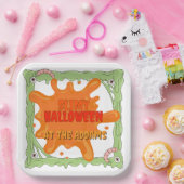Weniger Slimy Halloween-Papierplatte Pappteller (Party)