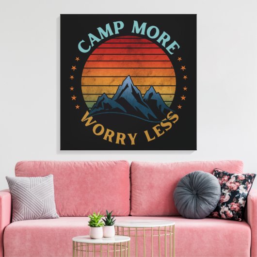 WENIGER SORGEN LEINWANDDRUCK (Insitu (Wohnzimmer))