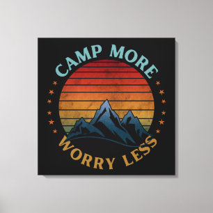 WENIGER SORGEN LEINWANDDRUCK