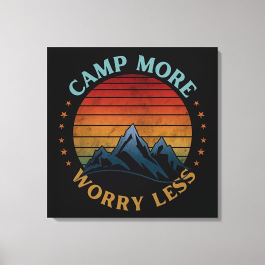 WENIGER SORGEN LEINWANDDRUCK (Vorderseite)