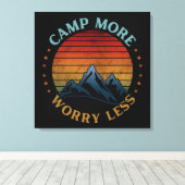 WENIGER SORGEN LEINWANDDRUCK (Insitu (Holzboden))