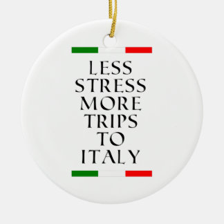 Weniger Stress mehr Reisen nach Italien! Keramik Ornament