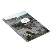 Weniger Talent mehr Walking Rocky Shore Notebook Notizblock (Rechte Seite)