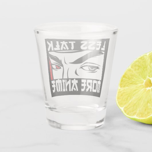 Weniger Talk Mehr Anime - Funny Anime Schnapsglas (Rückseite)