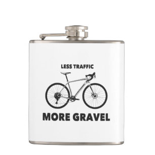 Weniger Verkehr mehr Schotter Flachmann