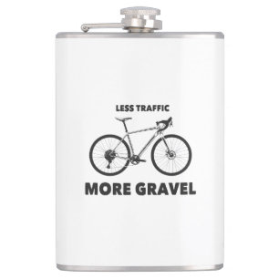 Weniger Verkehr mehr Schotter Flachmann