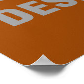 Weniger Vortrag, mehr Design-Poster Poster (Ecke)